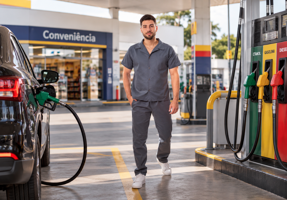 Uniformes para postos e conveniência